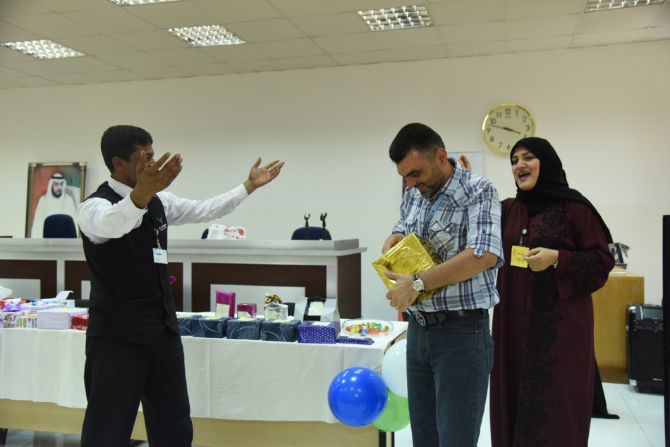 Gifts, Gifts event, gifts sharing, HR, Al Ain University, Al Ain, Abu Dhabi