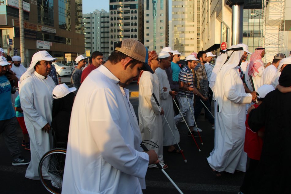 AAU Students - Al Ain Campus - Participation at the White stick Event at Sharjah