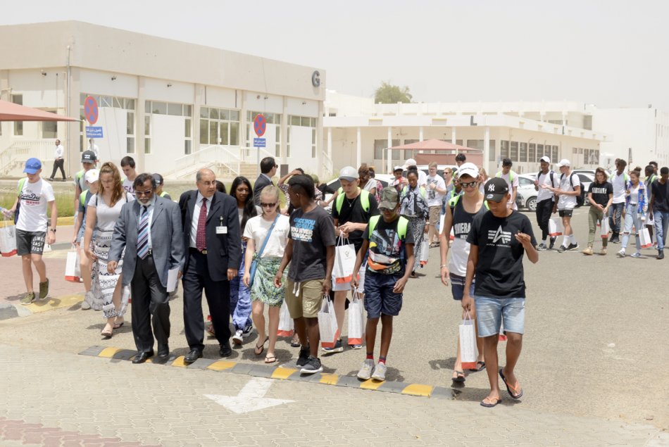 وفود طلابية من جنوب أفريقيا في زيارة لجامعة العين 