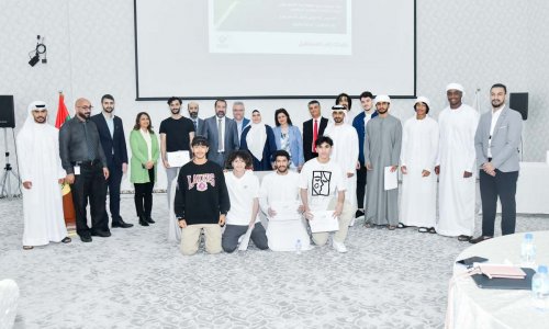 Al Ain University honors its football players for winning first place in Inter-university sports League 