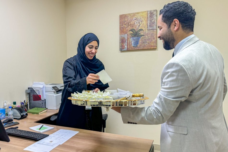 Distributing Gifts on occasion of Ramadan 