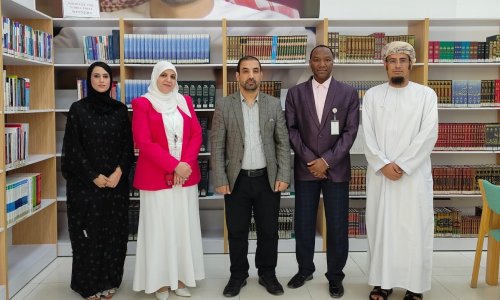 A delegation from Al Bayan College in the Sultanate of Oman visits Al Ain University.