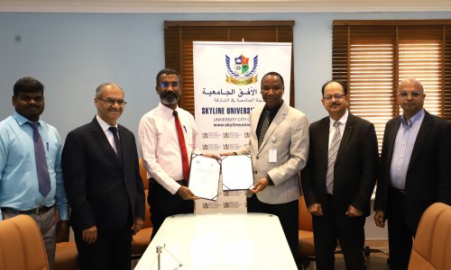 AAU Signs an MOU with Skyline University College