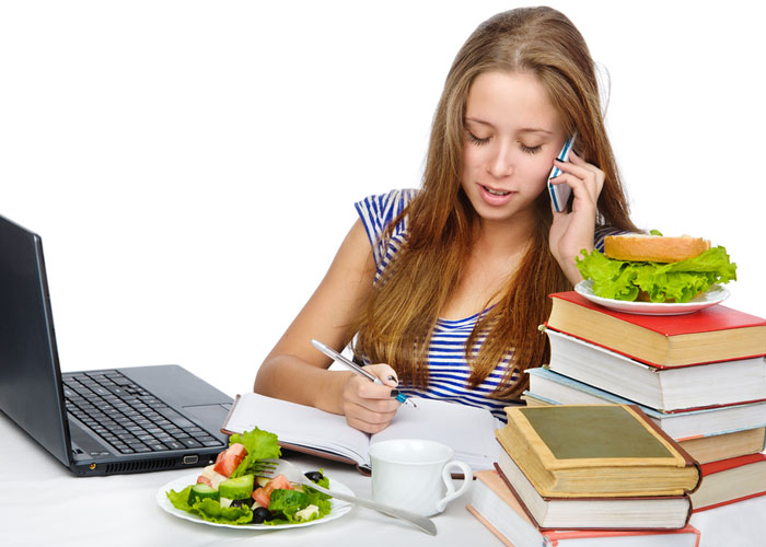 eating healthy food during exams, Al Ain University